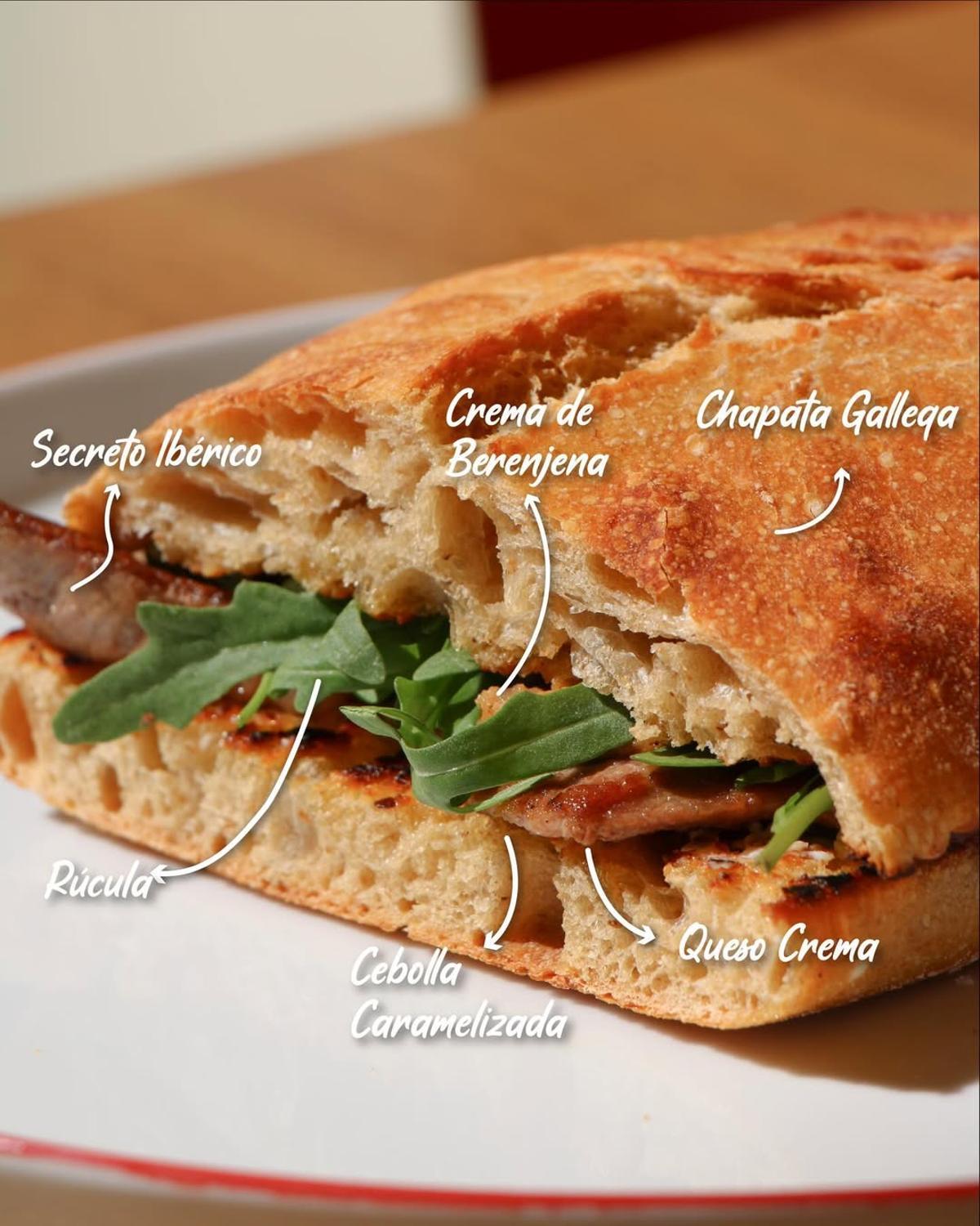 Ingredientes de Menudo Berenjenal, la propuesta de Papos para el Campeonato de España de Bocatas