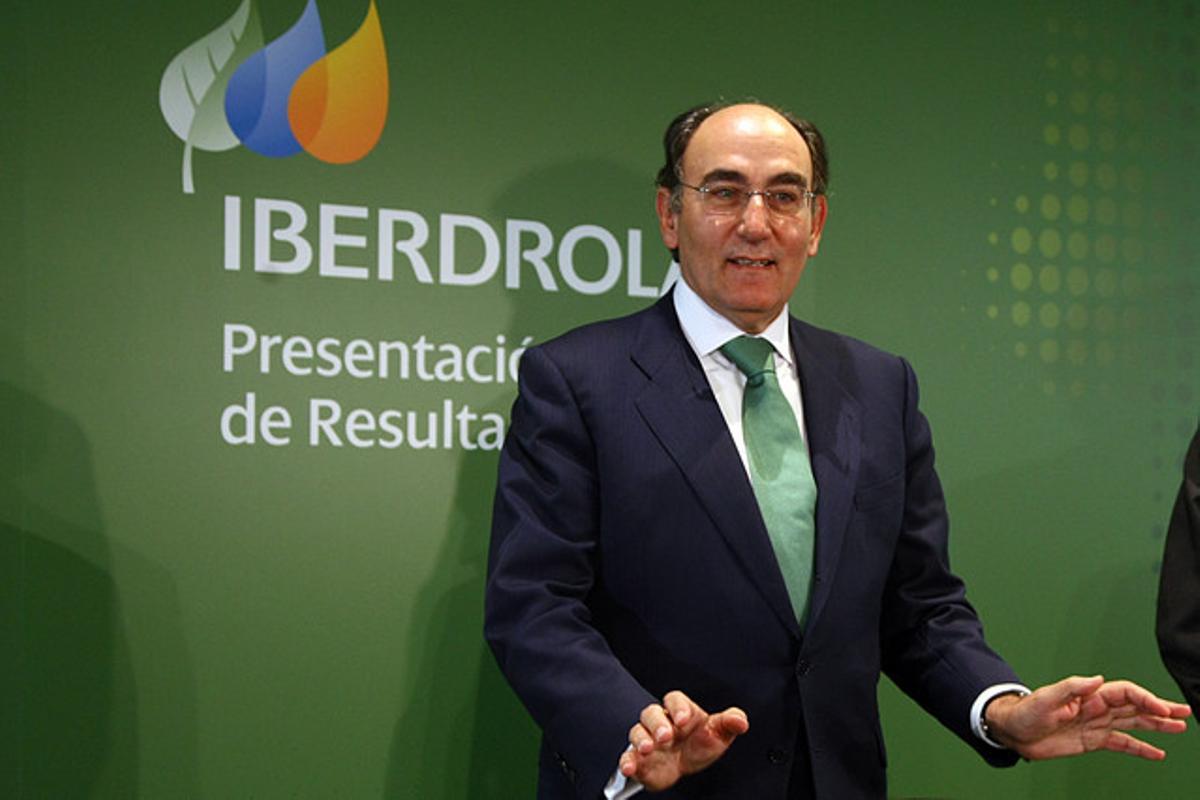 El president d’Iberdrola, Ignacio Galán, el febrer passat.