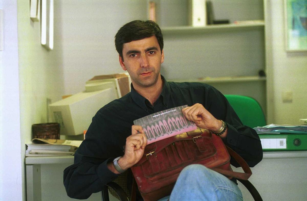 Míchelo Toro, en 2000, con 30 años, durante una entrevista con La Opinión de Málaga.