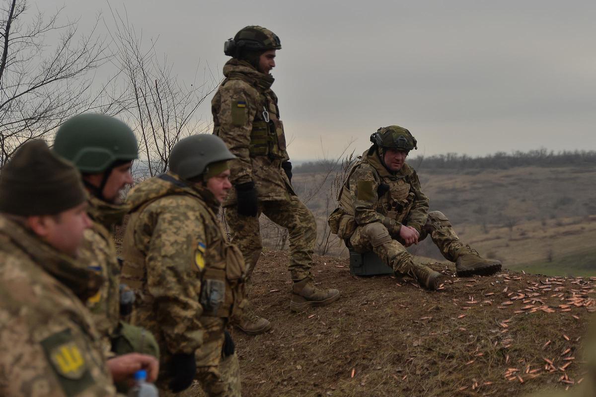 Soldados ucranianos, en una imagen de archivo.