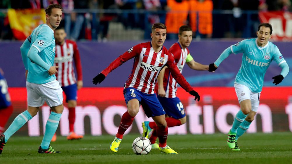 Las mejores imágenes del partido entre el Atlético y el PSV.