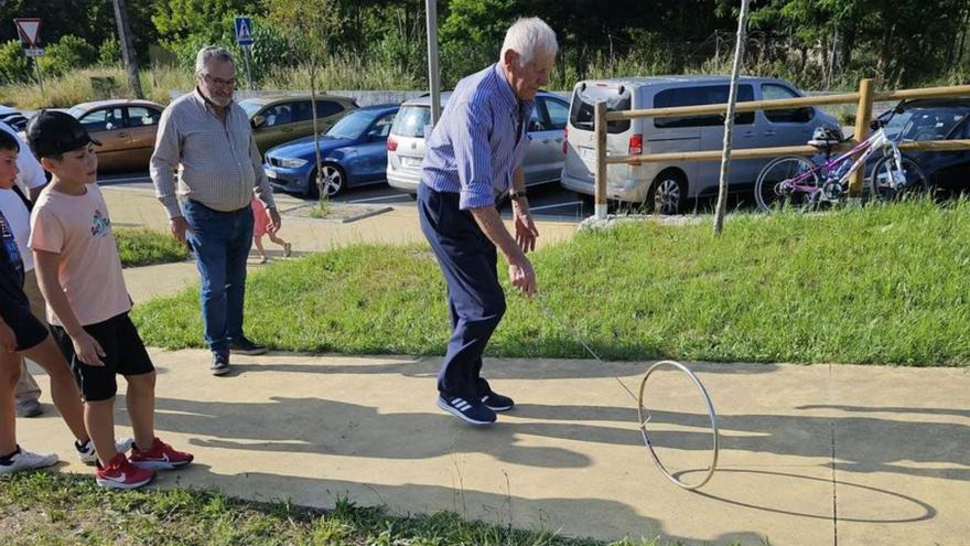 Figueirido inaugura su parque con juegos populares
