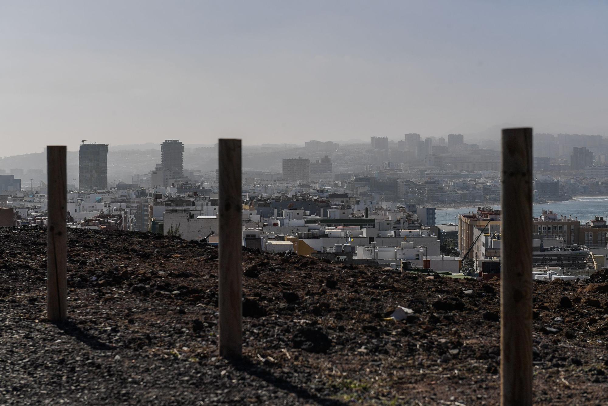 Calima en Las Palmas de Gran Canaria (29/12/2021)