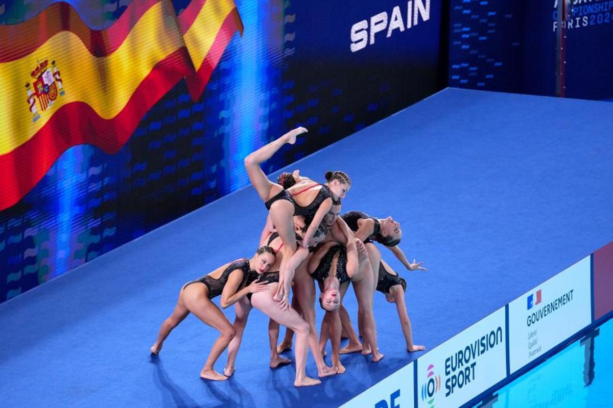 España se cuelga la última plata y consigue un 10 histórico con su rutina acrobática al ritmo de Berghain de Rosalía España se cuelga la última plata y consigue un 10 histórico con su rutina acrobática al ritmo de Berghain de Rosalía