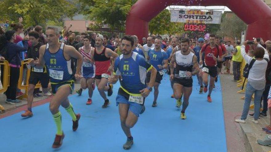 Moment de la sortida dels tretzens 10 km de Vallhonesta