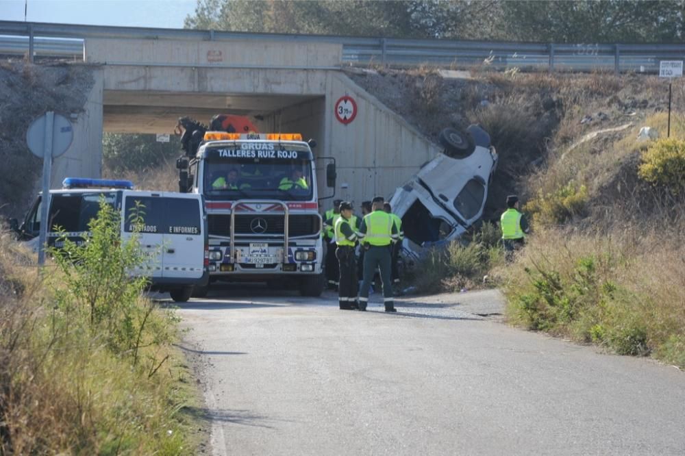 Grave accidente en la autovía Lorca-Águilas