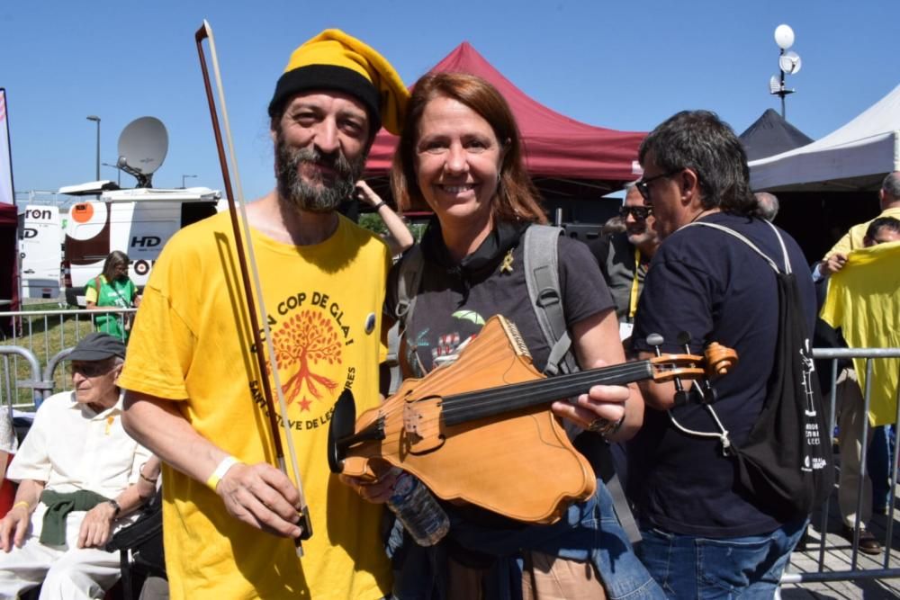 Concentració independentista davant l'Eurocambra