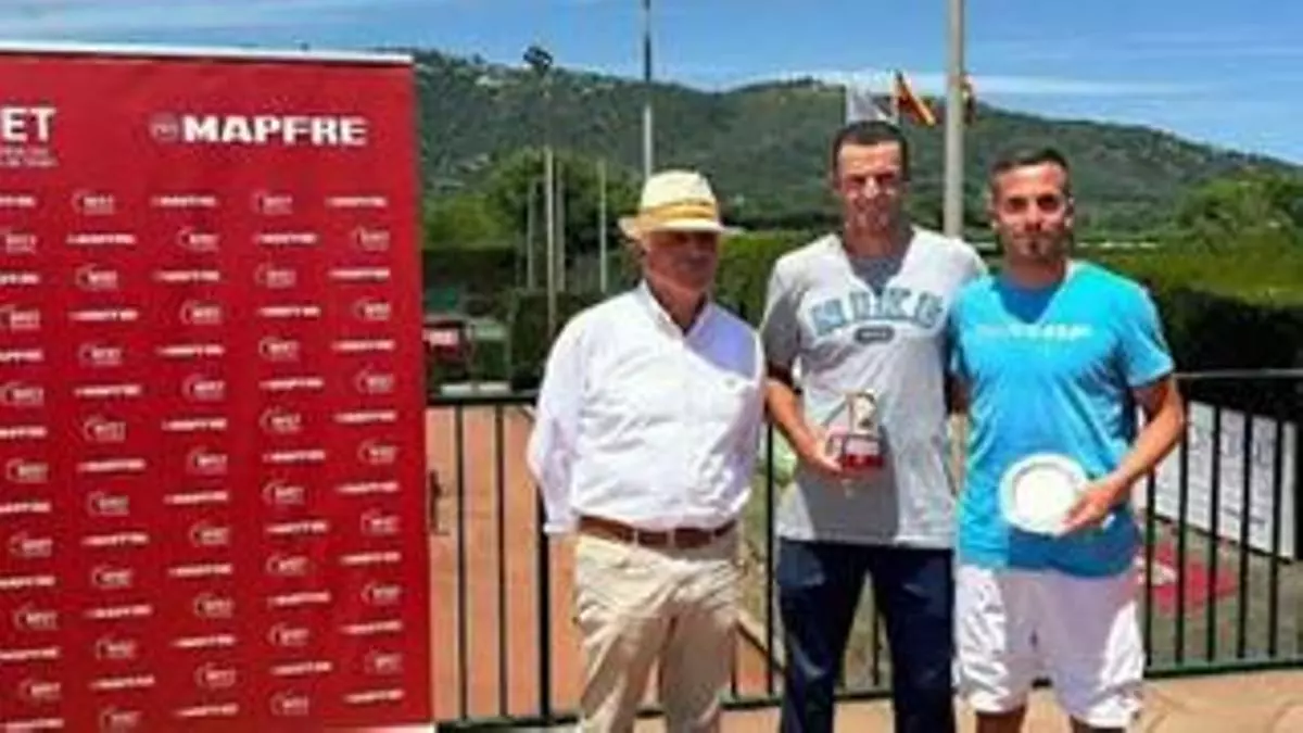 El tennista David Biosca, campió d'Espanya de veterans