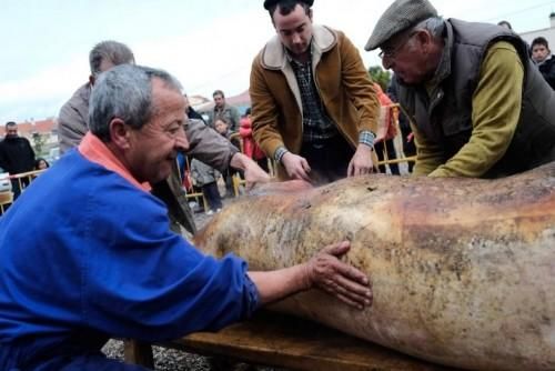 Matanza tradicional en Monfarracinos