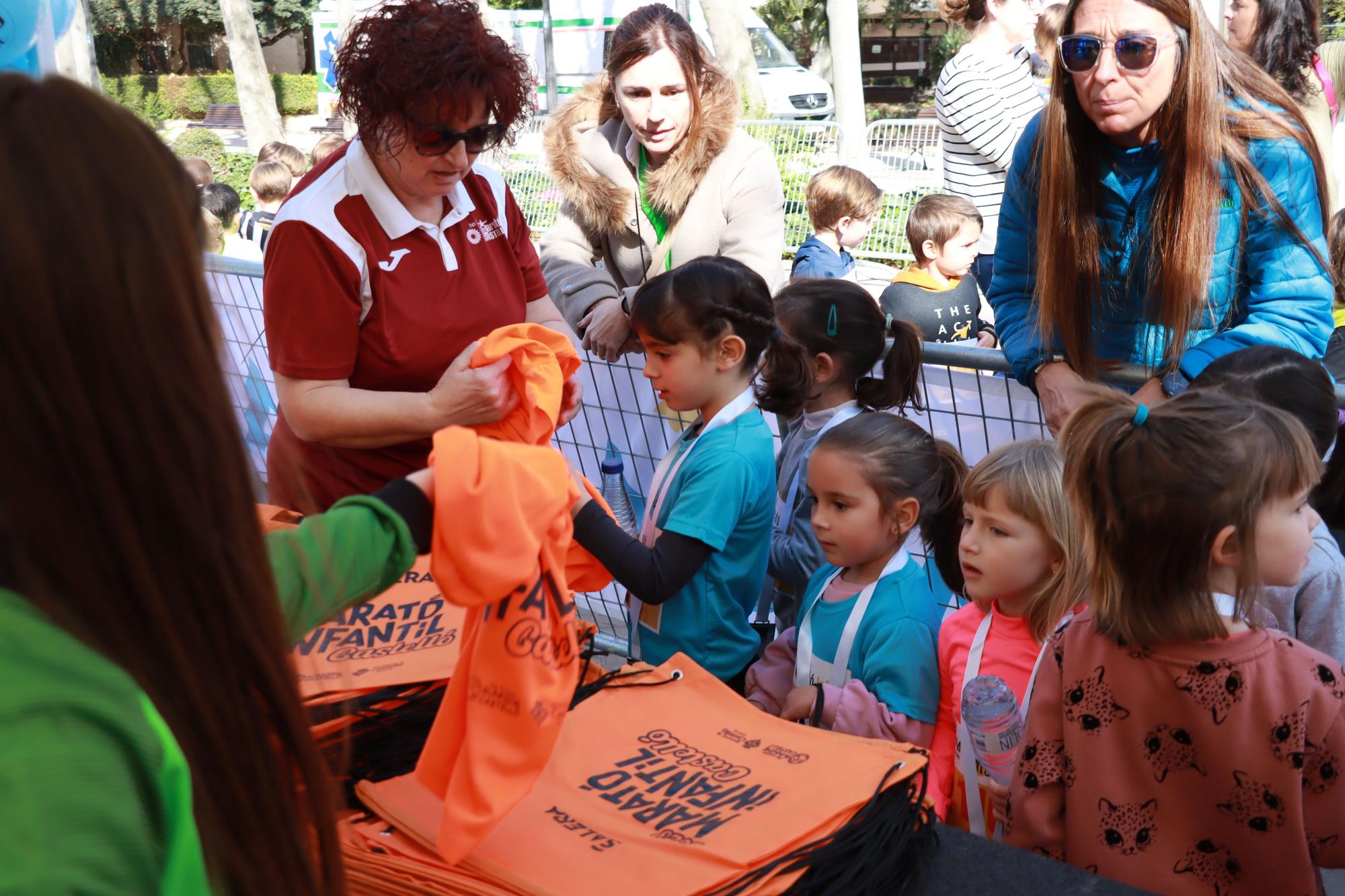 Las mejores imágenes de la maratón infantil en Castelló