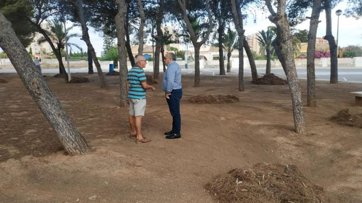 Uno de los parques de Playa Honda donde ha comenzado la nueva empresa. | L.O.