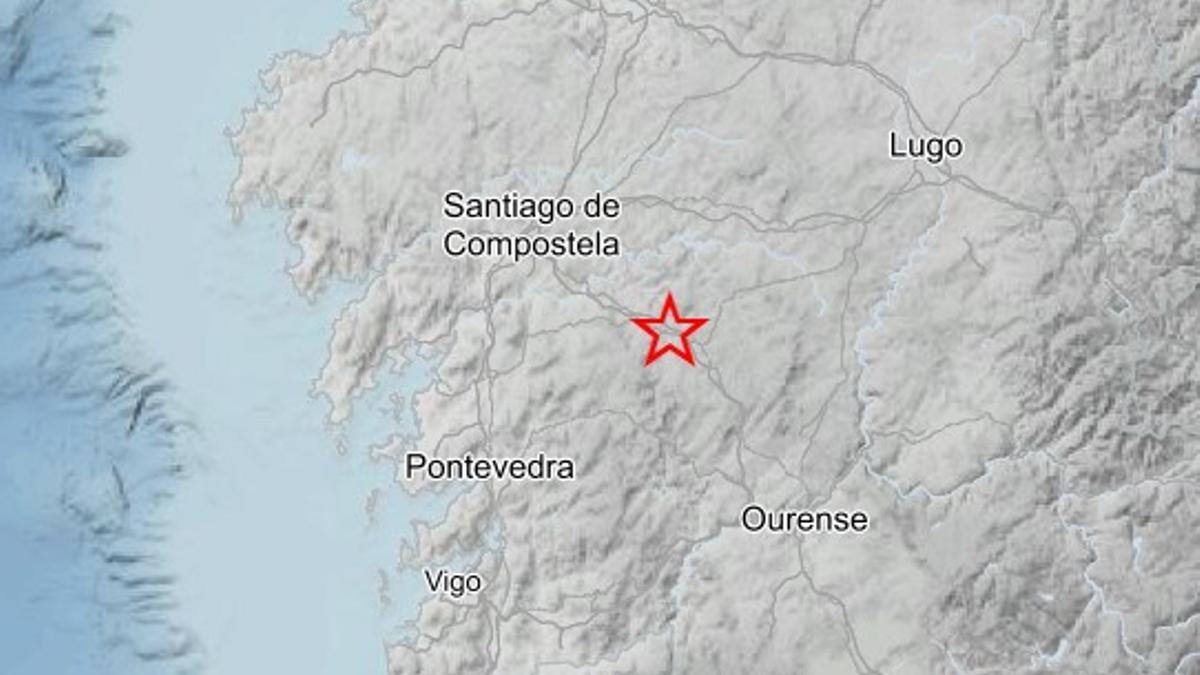 El epicentro del terremoto se sitúa en Silleda, según el Instituto Geográfico Nacional (IGN).