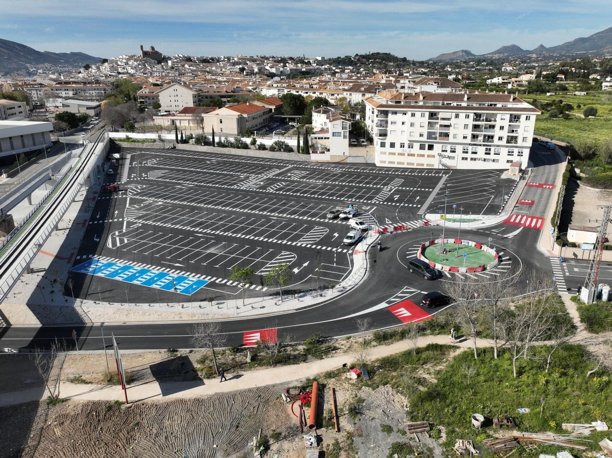 Así es la nueva pasarela peatonal del viaducto sobre el río Algar de Altea