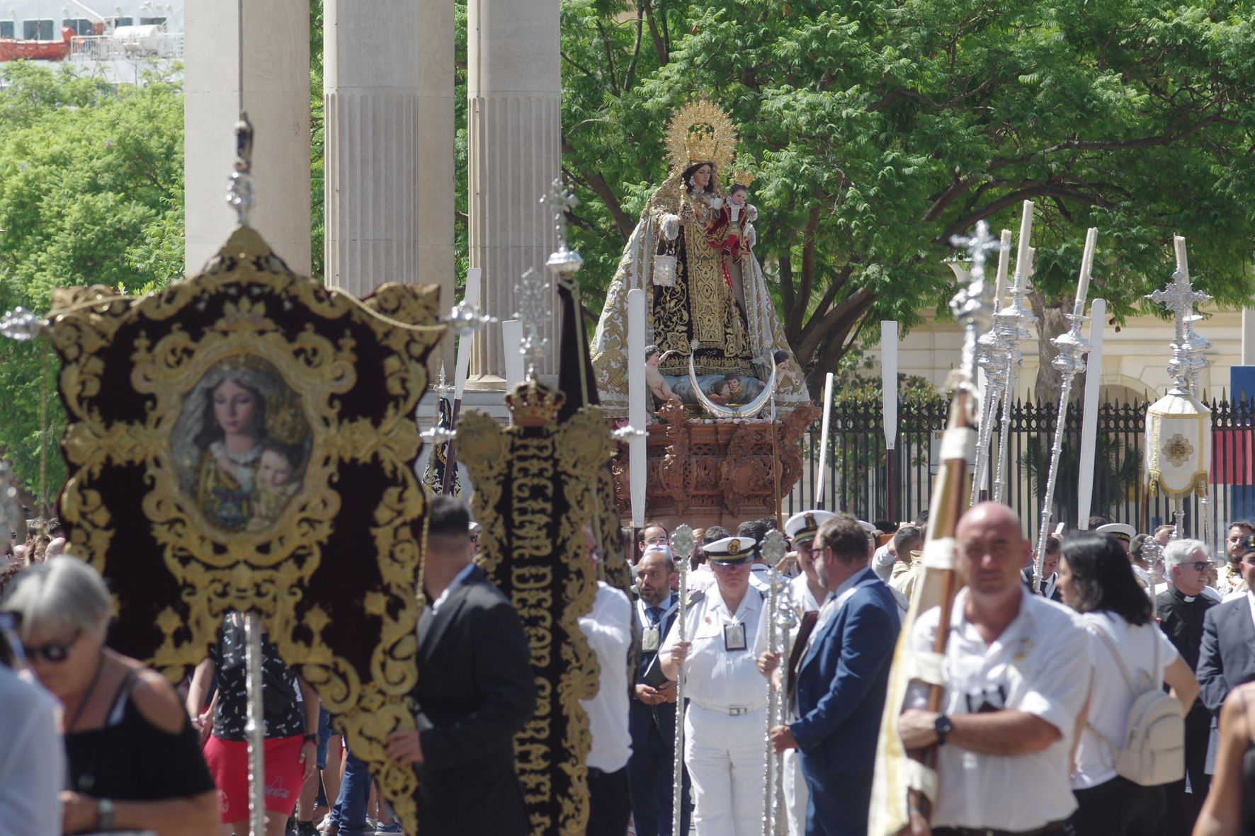 Traslado de regreso a la Catedral de la Virgen del Carmen del Perchel