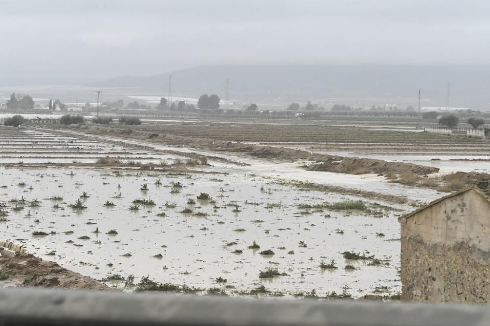 Los efectos de las lluvias en Murcia