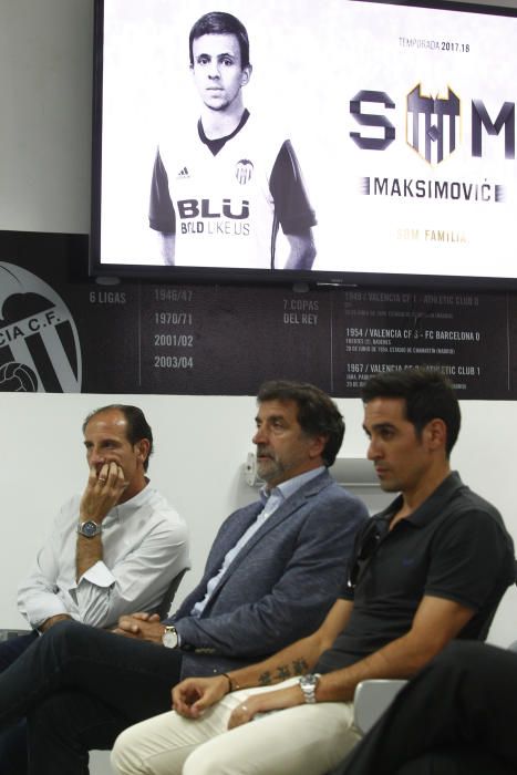 El Valencia CF presenta a Maksimovic