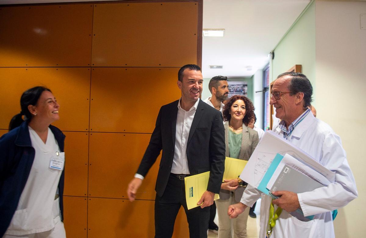Mompó, en el Hospital de Salud Mental de Bétera