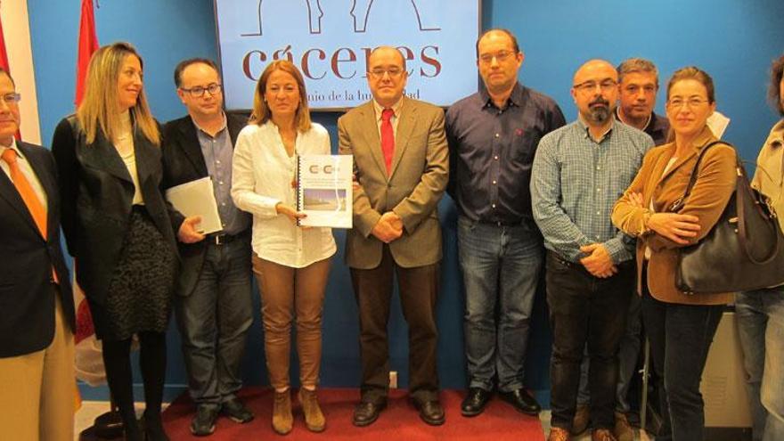 Cáceres presenta a los fondos europeos Feder un corredor medioambiental para transformar la ciudad