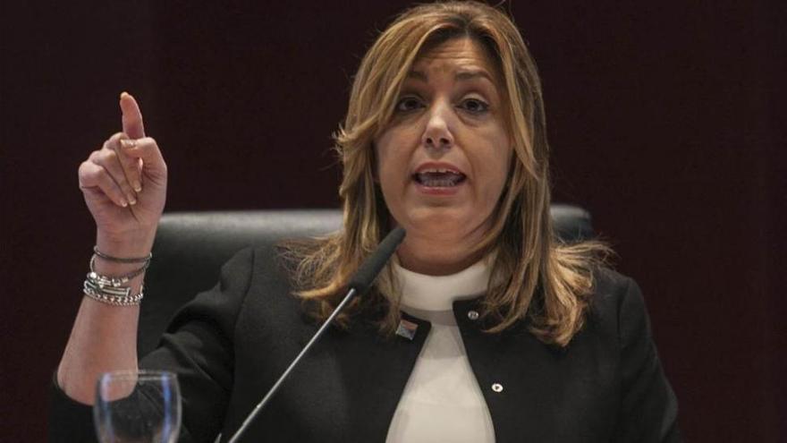 Susana Díaz: &quot;Hay elementos suficientes para entender que el PSOE no puede ir con el PP a ningún sitio&quot;