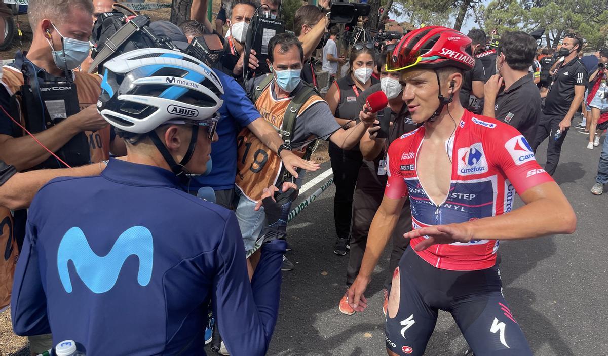 El poder d’Evenepoel a la Vuelta no arruga ni Carlos Rodríguez ni Ayuso