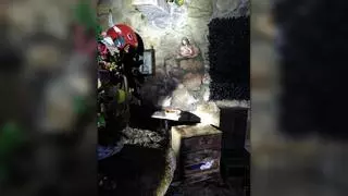 El vent fa caure una espelma i provoca un incendi en una ermita de Platja d'Aro