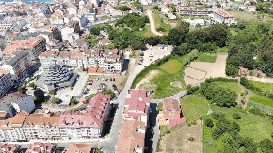 Zona donde se promueven las urbanizaciones y la futura calle.