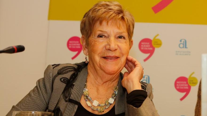 La escritora Concha López Sarasúa