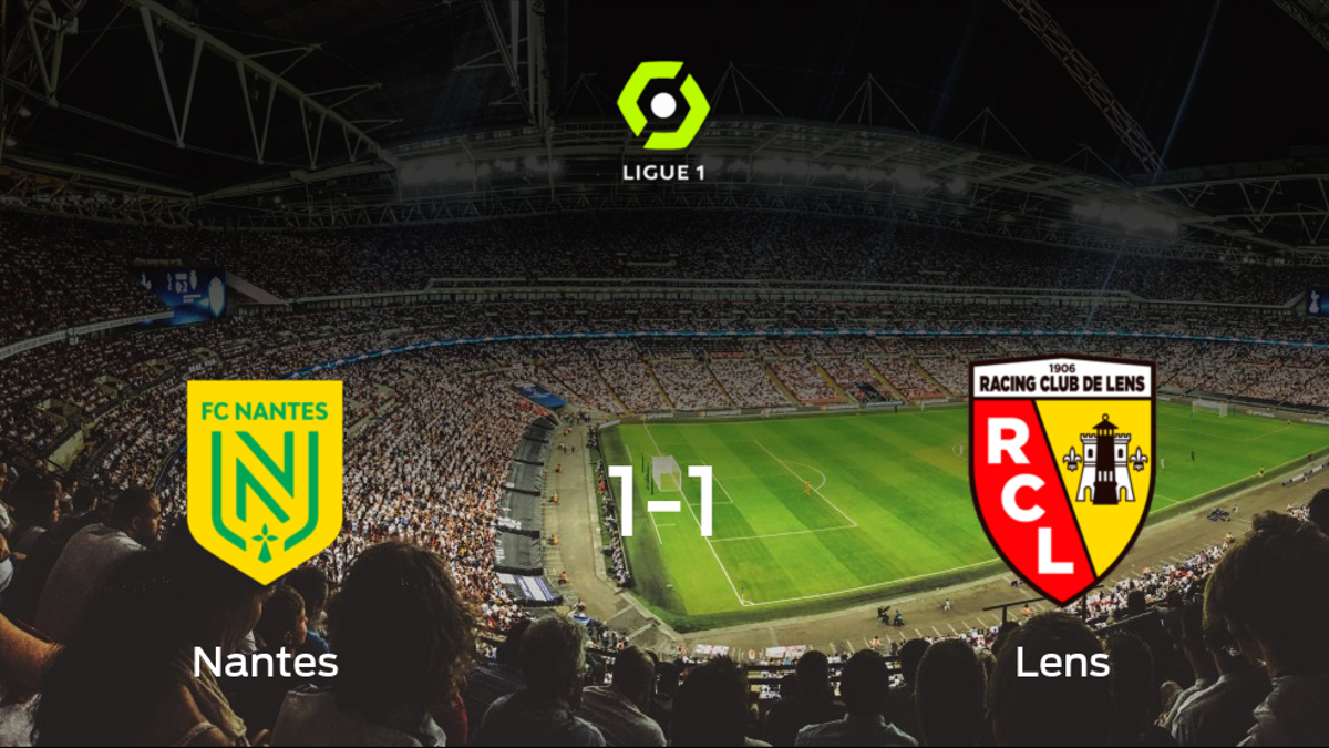 El Racing de Lens logra un empate a uno ante el FC Nantes