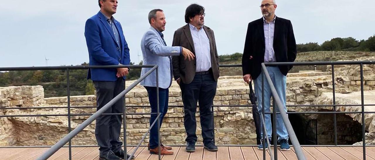 Inauguració de la intervenció al castell de Segur, a Veciana