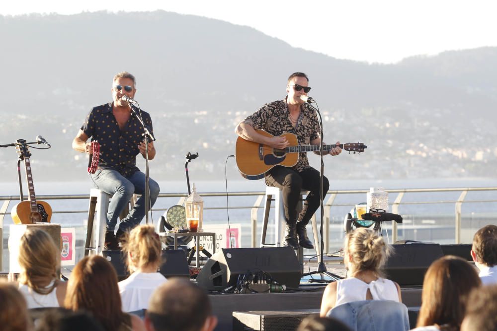 El concierto de MCLan, en la terraza del Auditorio Mar de Vigo
