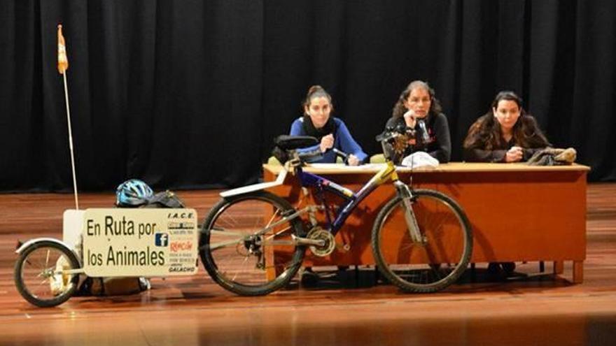 Bicicletas en Aspe contra el maltrato animal