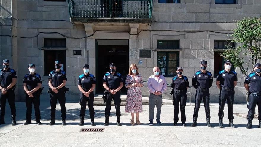 Cinco auxiliares refuerzan la plantilla de la Policía Local de Redondela