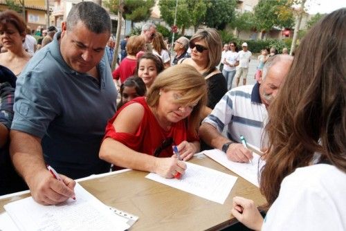 Protesta en Sangonera por un "Aire Límpio"