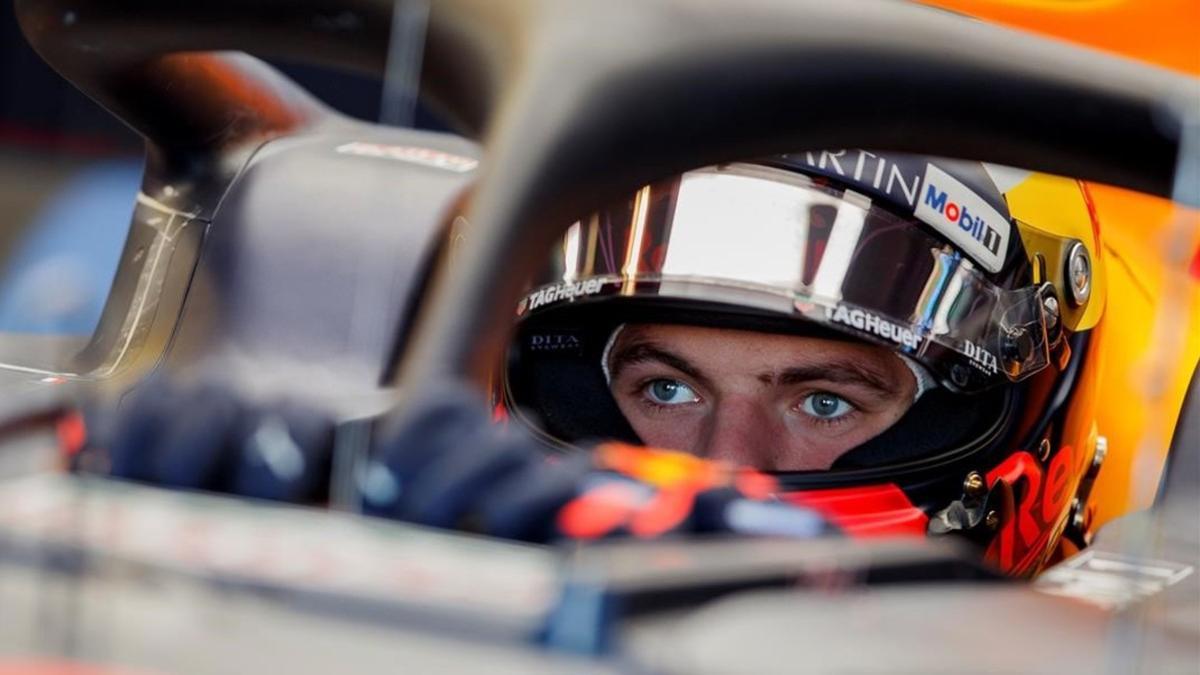 Max Verstappen, en el interior de su Red Bull-Renault, en Montreal (Canadá).