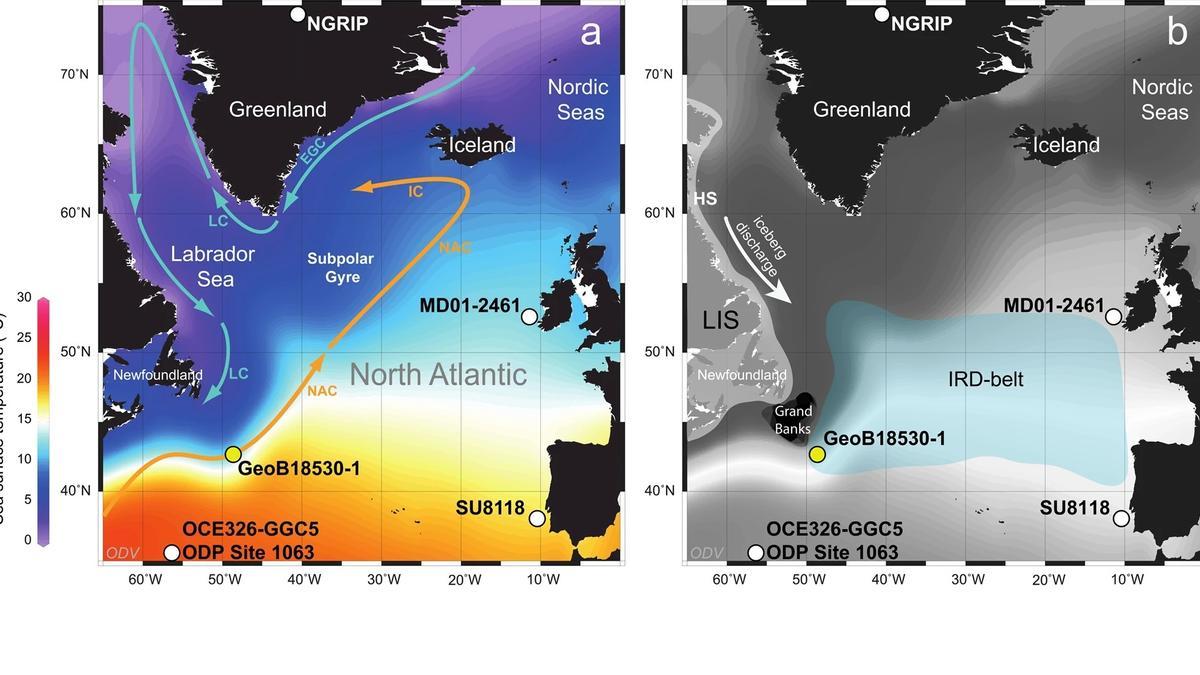 Descubren el mecanismo que ralentiza la gran corriente del Atlántico