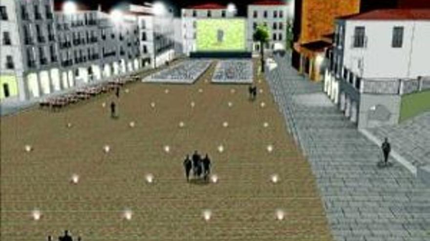 El proyecto para rehabilitar la plaza Mayor estará este otoño adjudicado