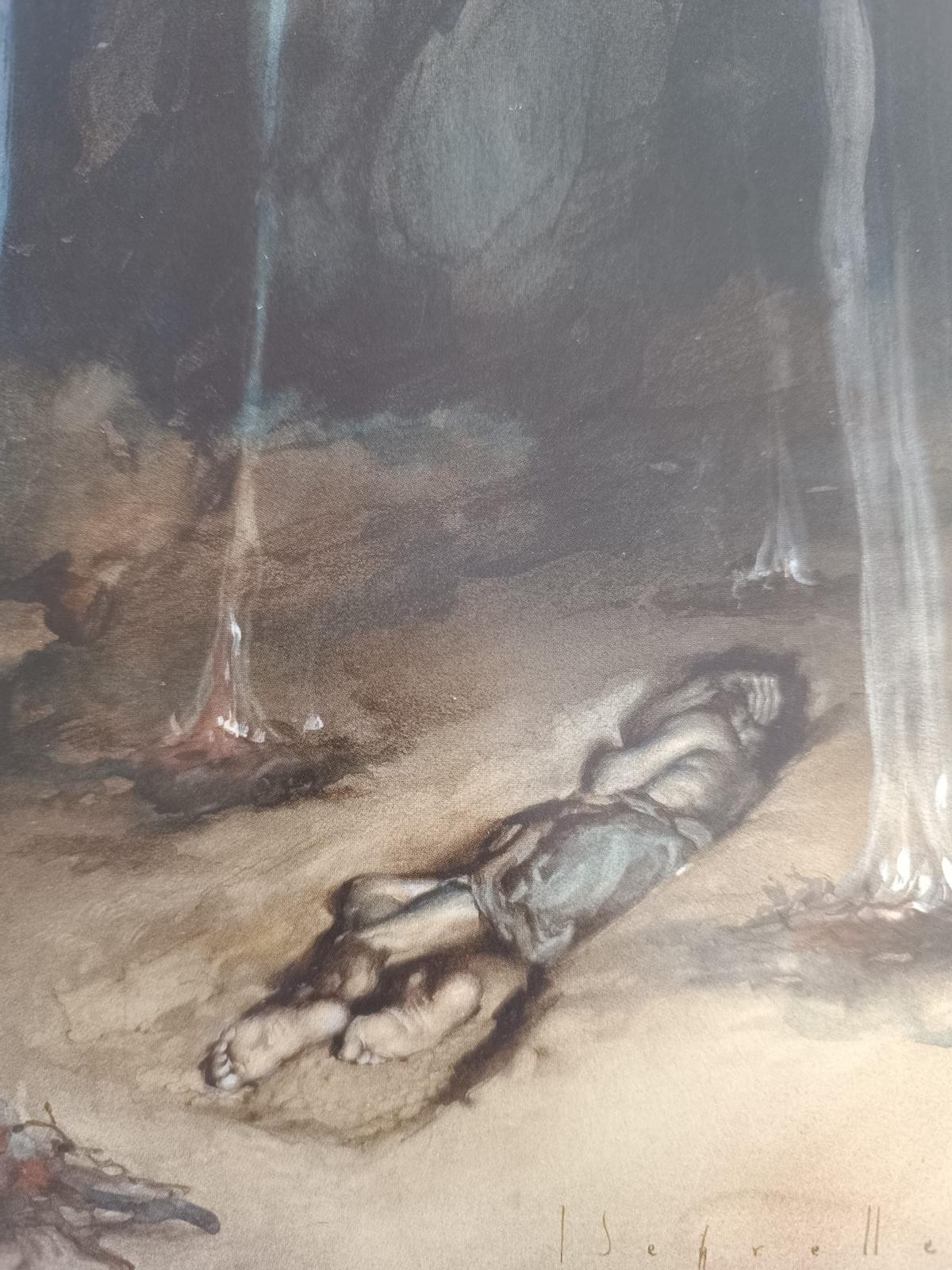 Ilustración de Segrelles donada por Salvador Ausina al MUMA.