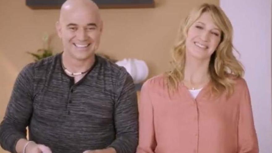 Andre Agassi y Stefi Graf disfrutan de &#039;Wii Party U&#039;