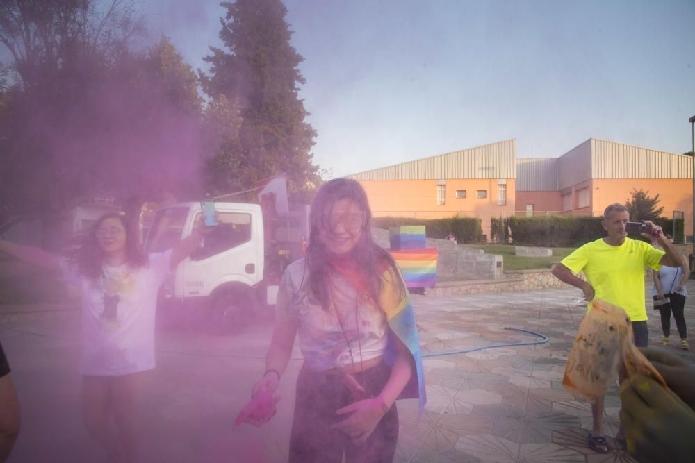 Primera edició de la Rainbow party LGTBI a Sant Vicenç de Castellet