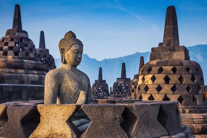 Estatua de Buda en Borobudur