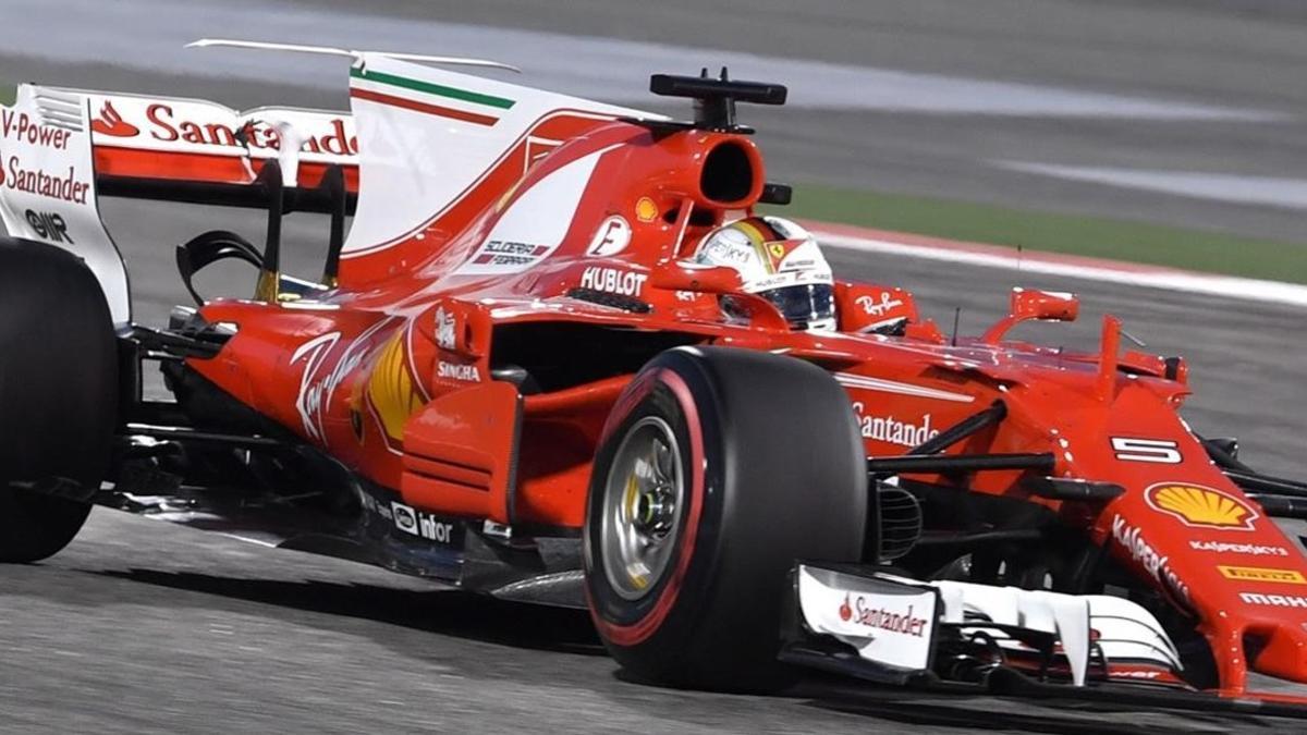 Sebastian Vettel (Ferrari), ganador en Baréin.