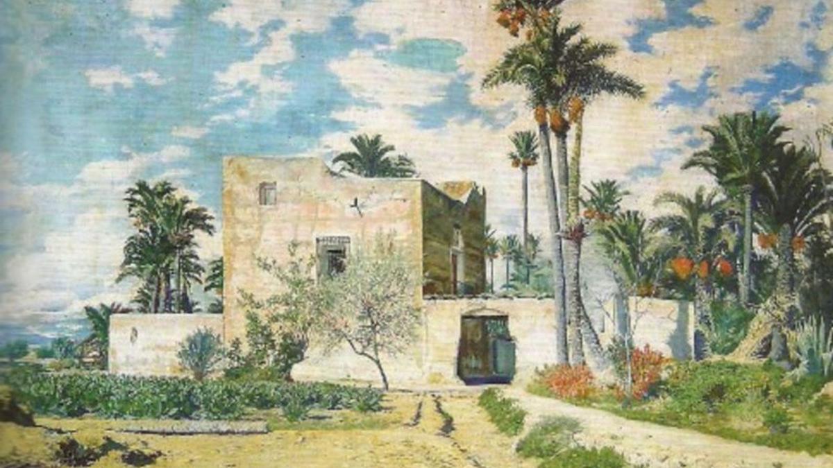 Vista des del migdia cap al 1890.