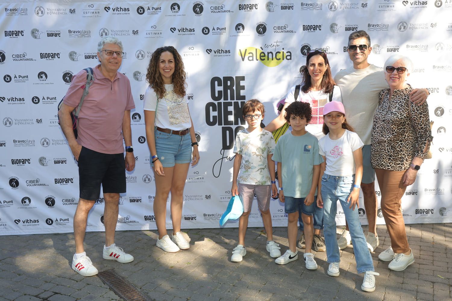 'Creciendo Juntos' en Bioparc València: photocall de todos los asistentes