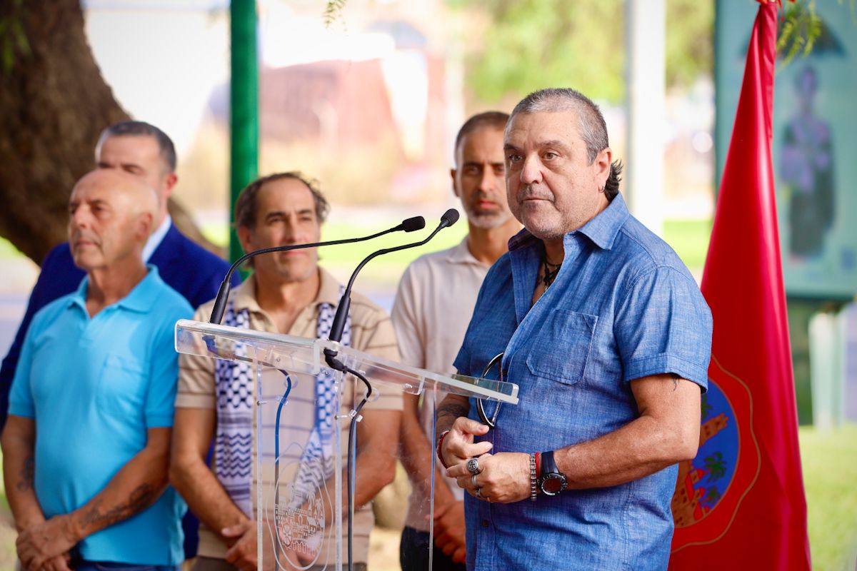 Inauguración de la Glorieta Juan García Díaz 'Juanín'