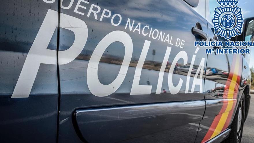 Vehículo de la Policía Nacional.