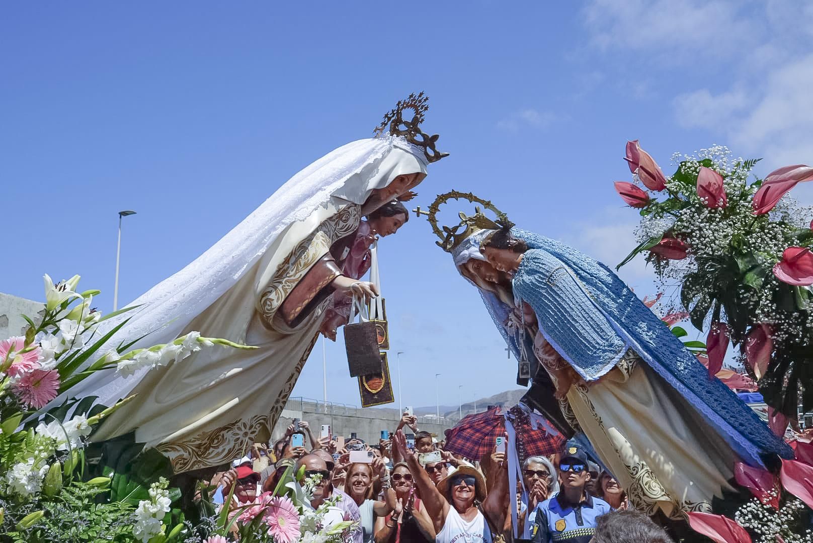 Procesión marítima de la Virgen del Carmen de Playa de Mogán