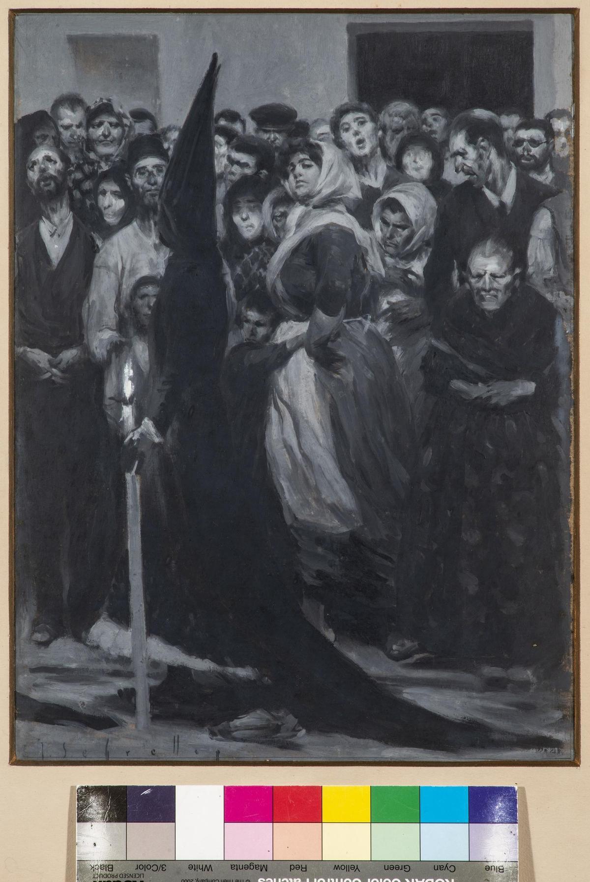 'En la processó', de José Segrelles para Vicente Blasco Ibáñez.