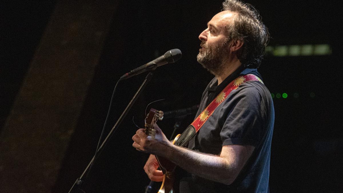 Roger Mas, en el concierto de 25º aniversario de su carrera que ofreció en el Grec