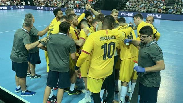 El Barça hace piña antes del partido ante el Montpellier