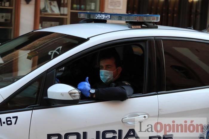 Viernes de dolores: Aplausos y salves a la patrona en Cartagena durante el confinamiento